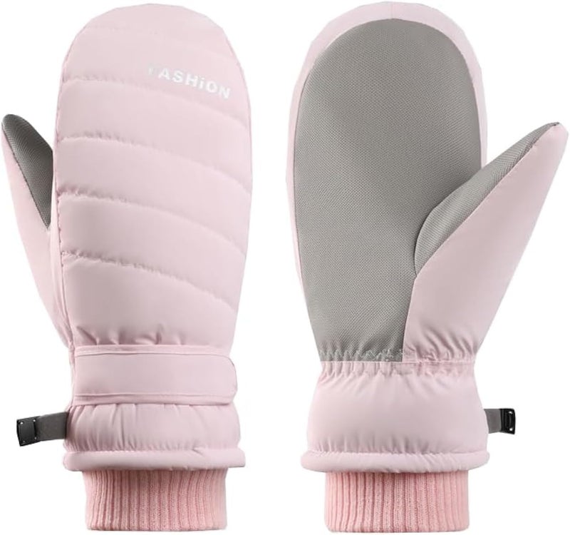UTOWO Outdoors Winter Ski Mittens for Men Women - Warm Snow Mitts for Cold Weather Non-Slip Water-Repellent Gloves Windproof - Image 1